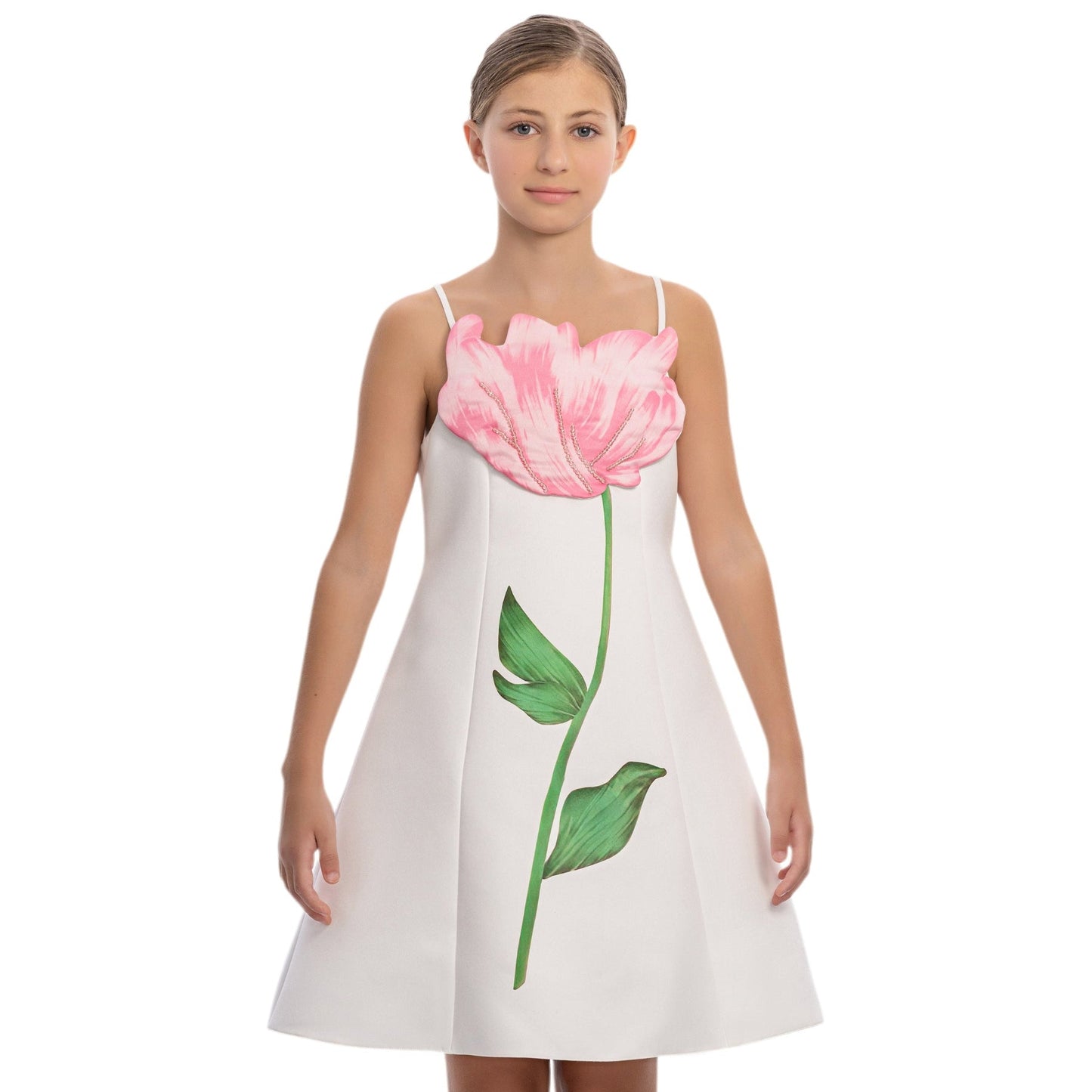 Girls' Blooming Belle Formal Dress - Offwhite
