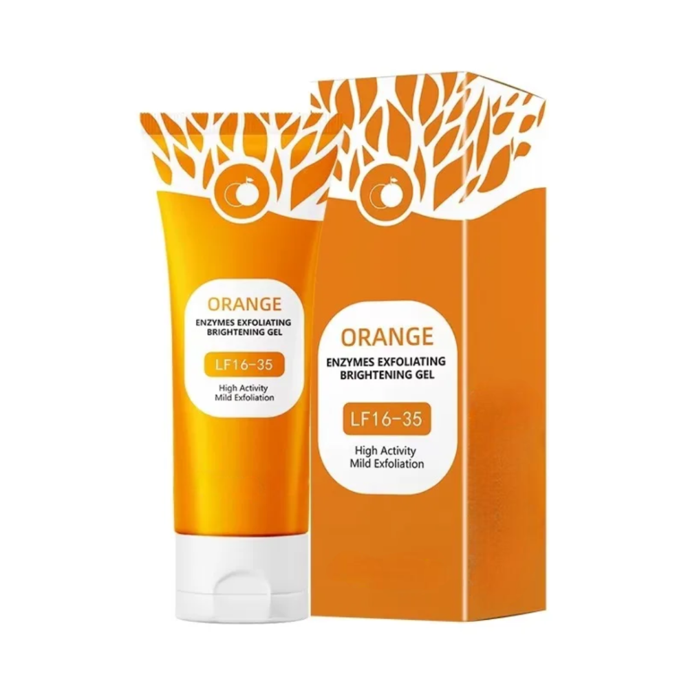 Orange Facial Exfoliating Gel - Gentle Scrub